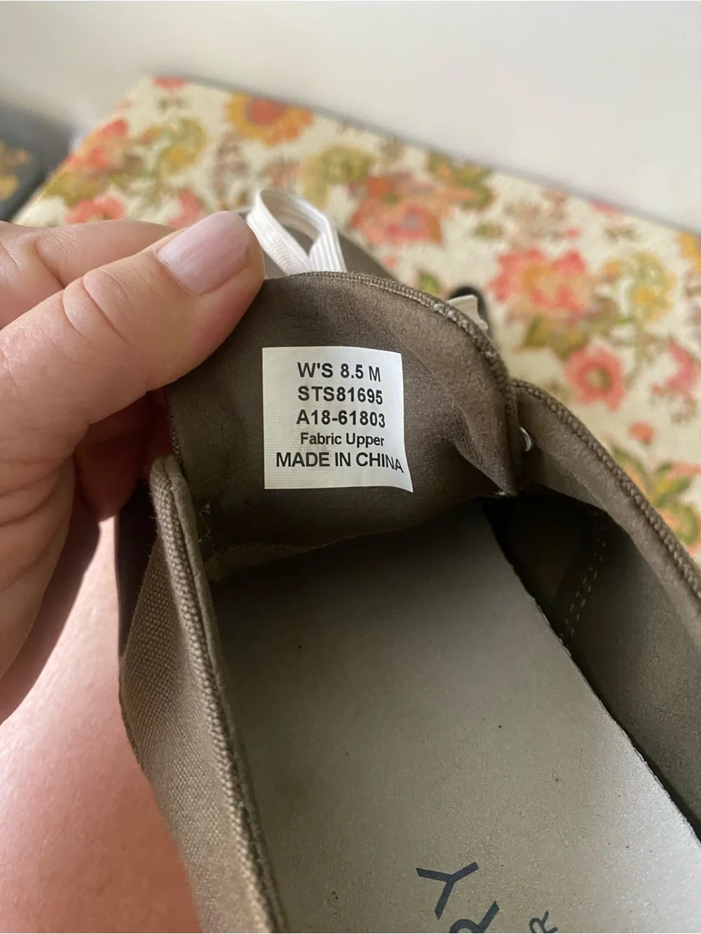 Sperry casual canvas